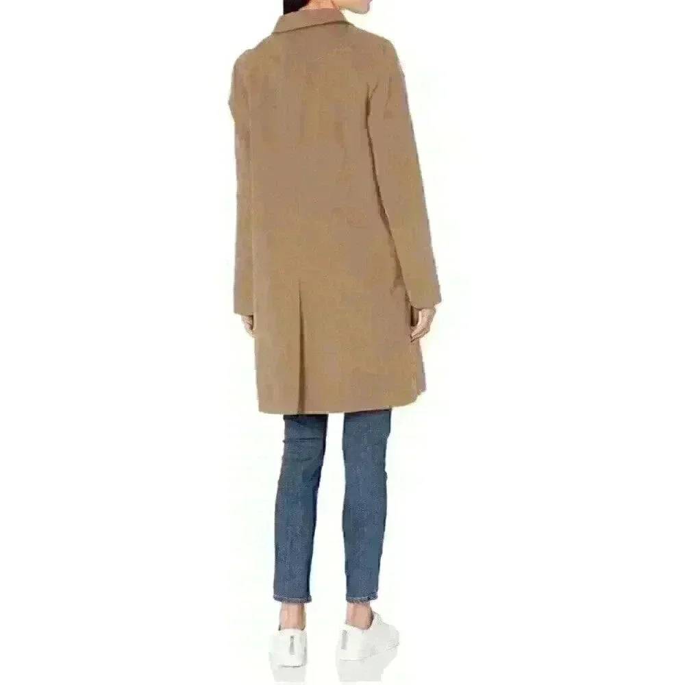 NWT, Women's Trench Coat, Medium, Amazon Essentials, Taupe, Mid-length, - Picture 2 of 12